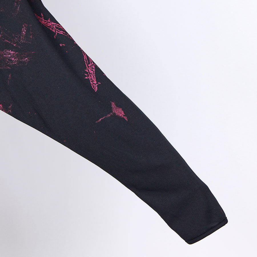 Coffin Graphic Zip Hoodie