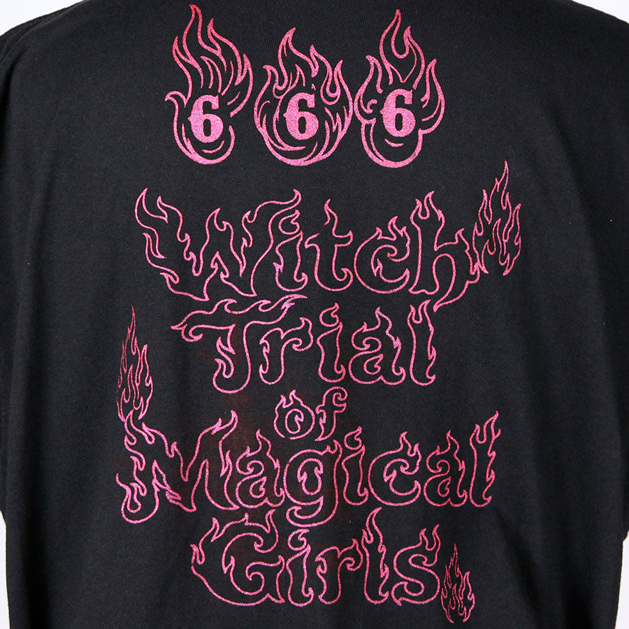 Damaged Hem Coffin Graphic T-Shirt