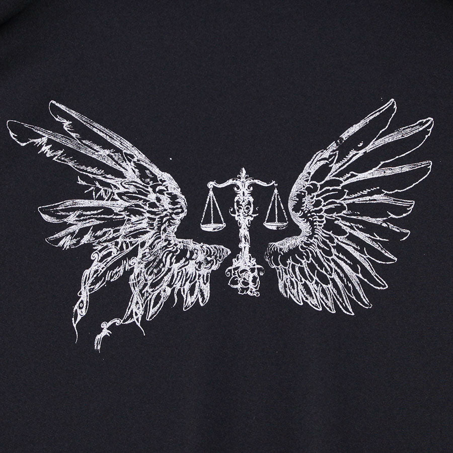 Oversized Angel＆Devil Wing Hoodie