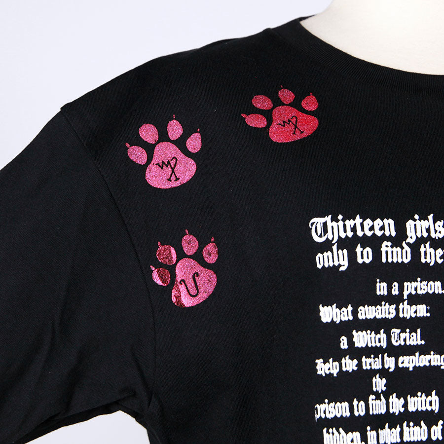 Border Gimmick Devil Cat Top