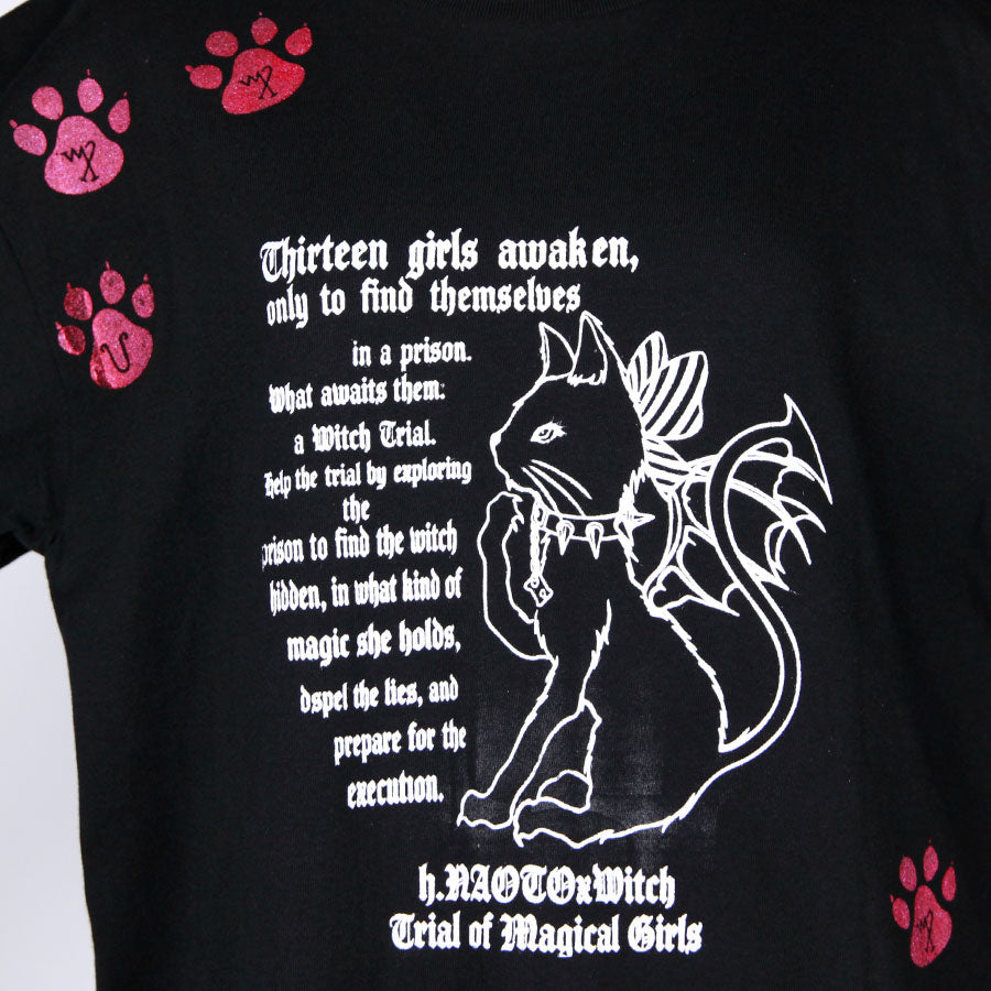 Border Gimmick Devil Cat Top