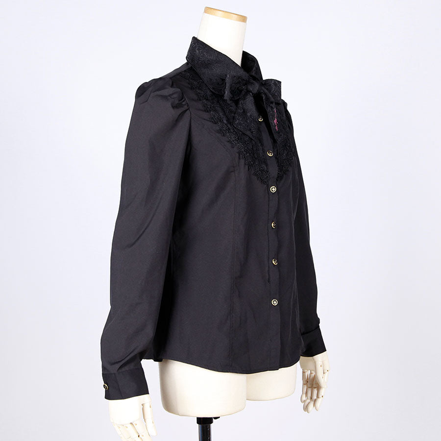 Gothic Ribbon Tie Blouse – h.NAOTO WEBSHOP