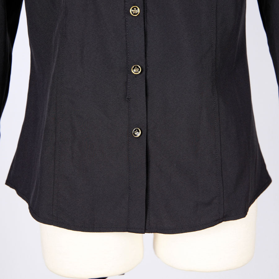 Gothic Ribbon Tie Blouse