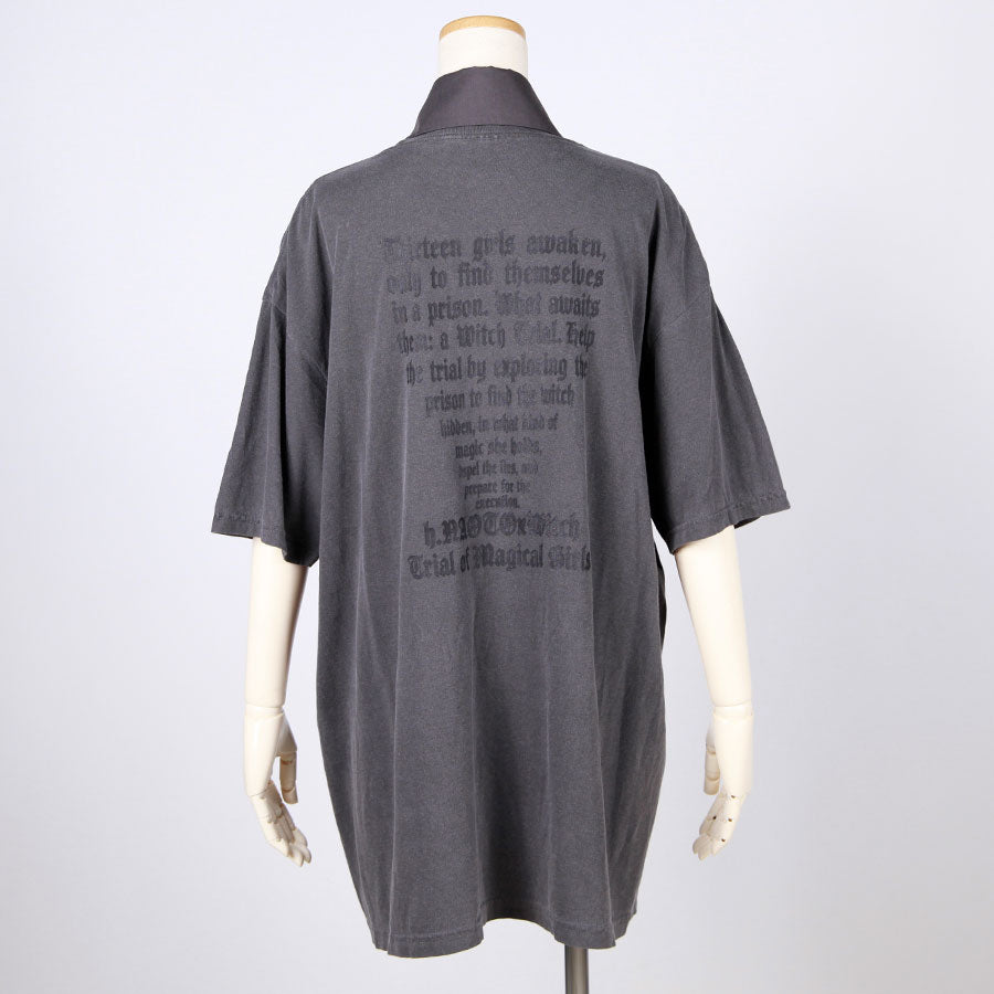Ribbon Collage Dark Fairy T-Shirt (Detachable Collar) (3サイズ)