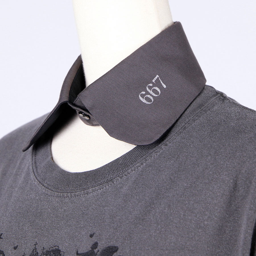 Ribbon Collage Dark Fairy T-Shirt (Detachable Collar) (3サイズ)