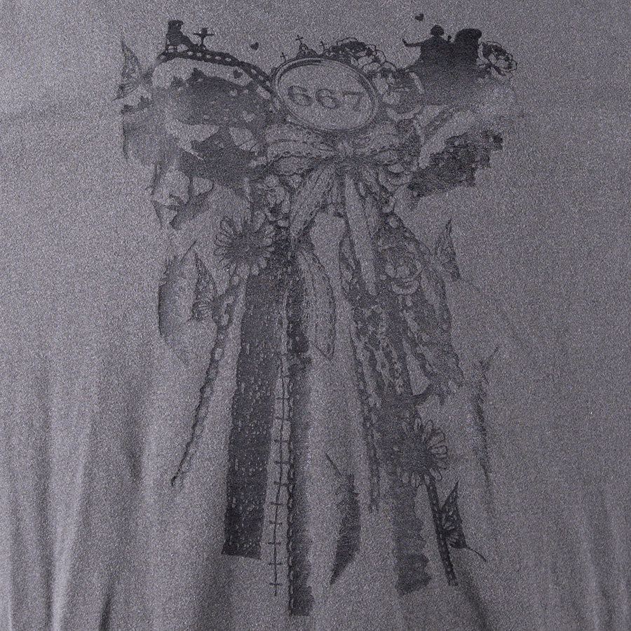 Ribbon Collage Dark Fairy T-Shirt (Detachable Collar) (3サイズ)