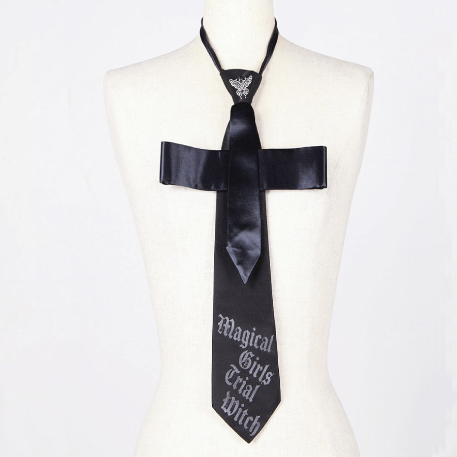 Butterfly Charm Logo Necktie