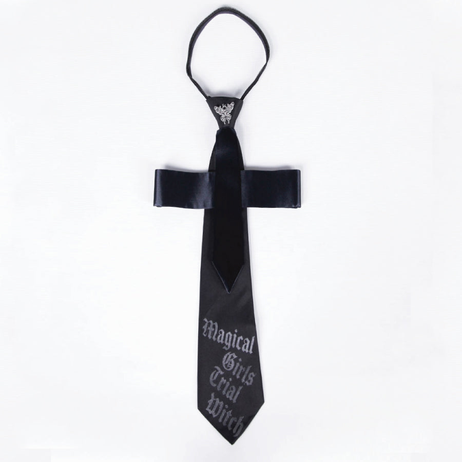Butterfly Charm Logo Necktie
