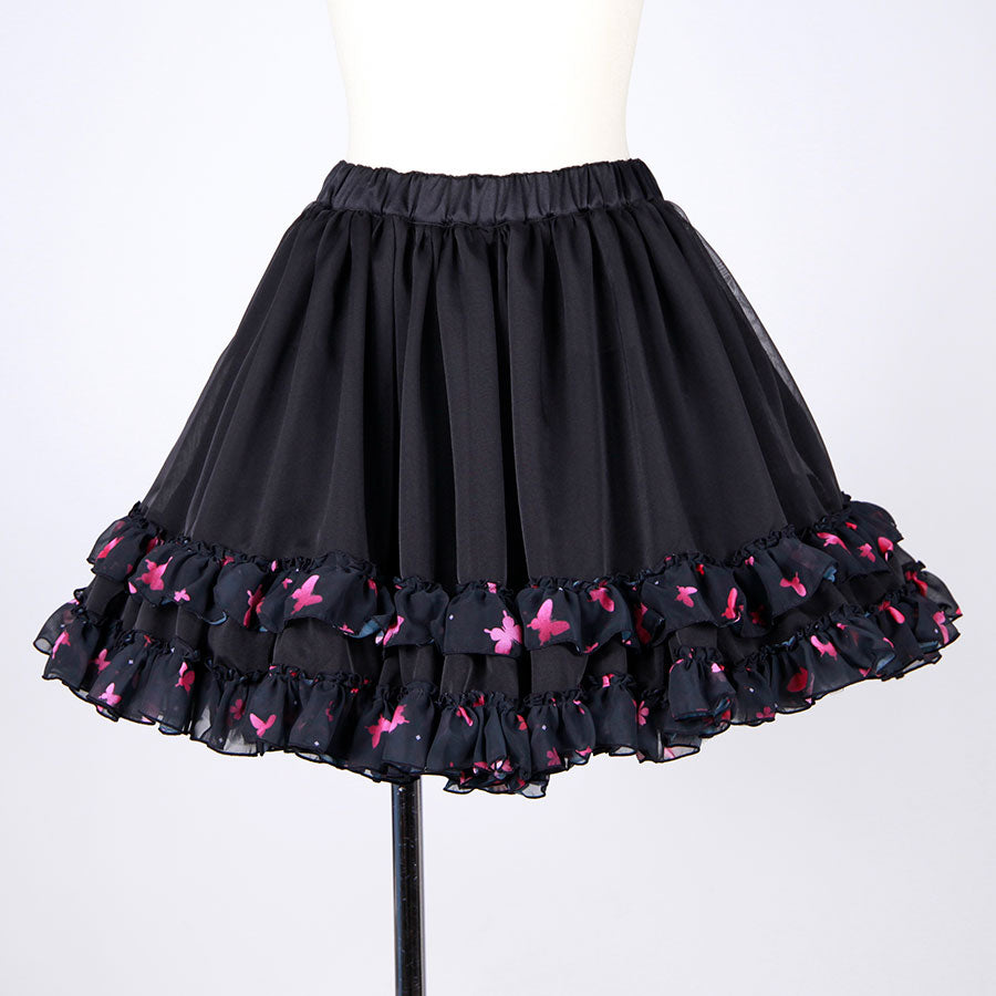 Butterfly Sakura Volume Mini Skirt
