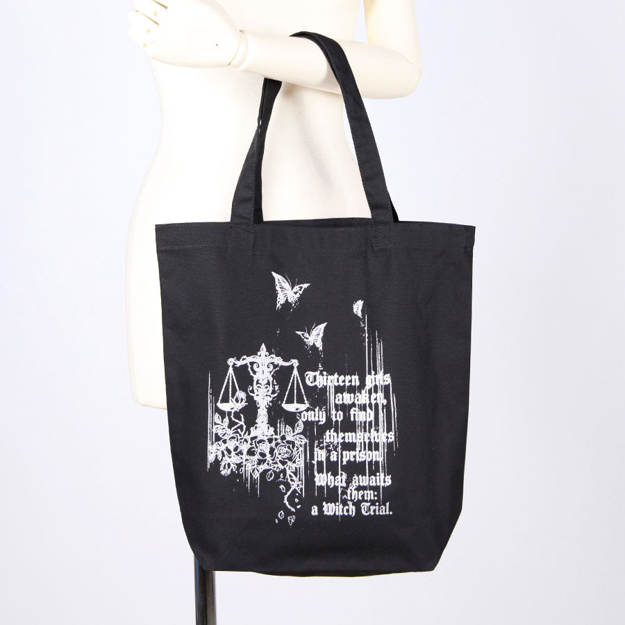 Scales Butterfly Motif Tote Bag