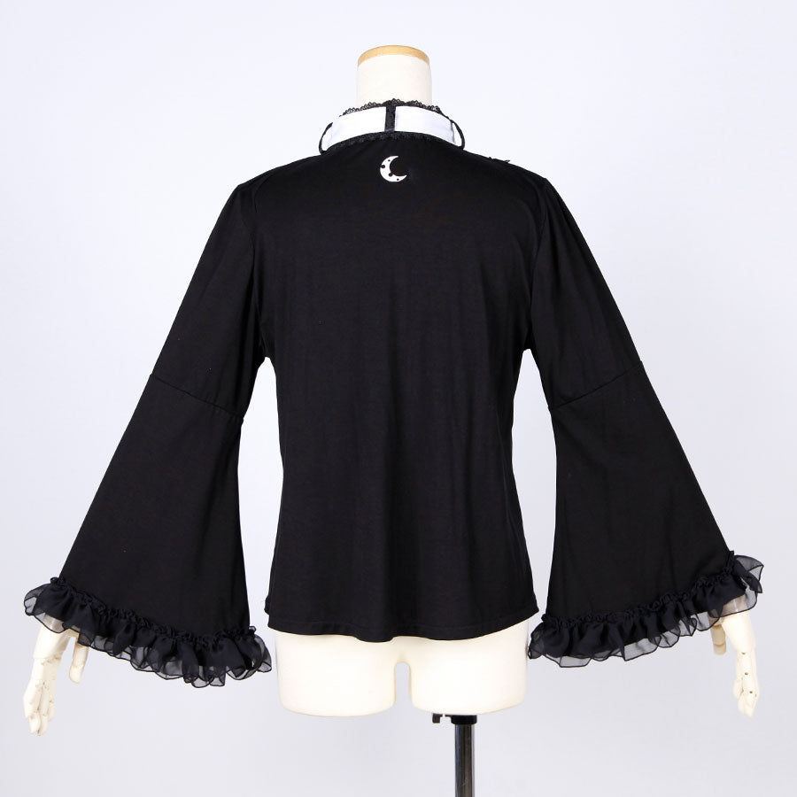 Princess Sleeve Ribbon Tie Top