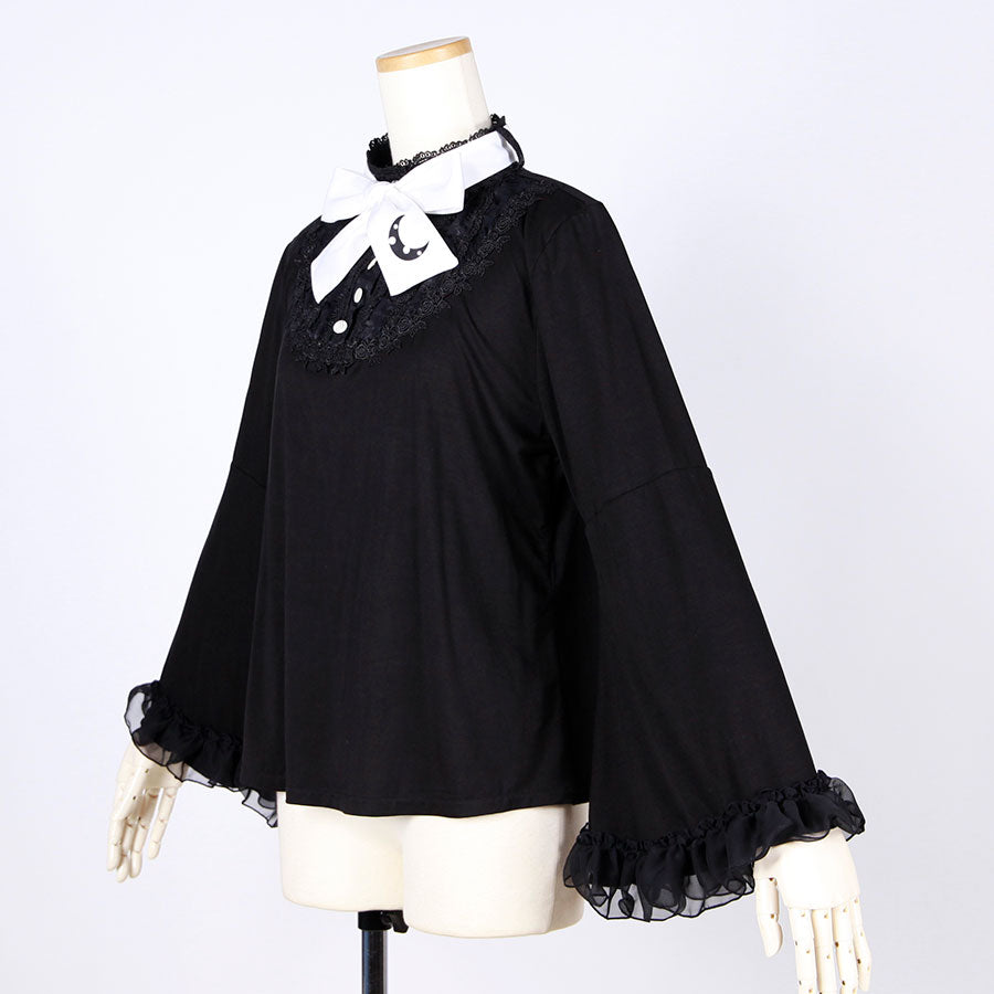 Princess Sleeve Ribbon Tie Top