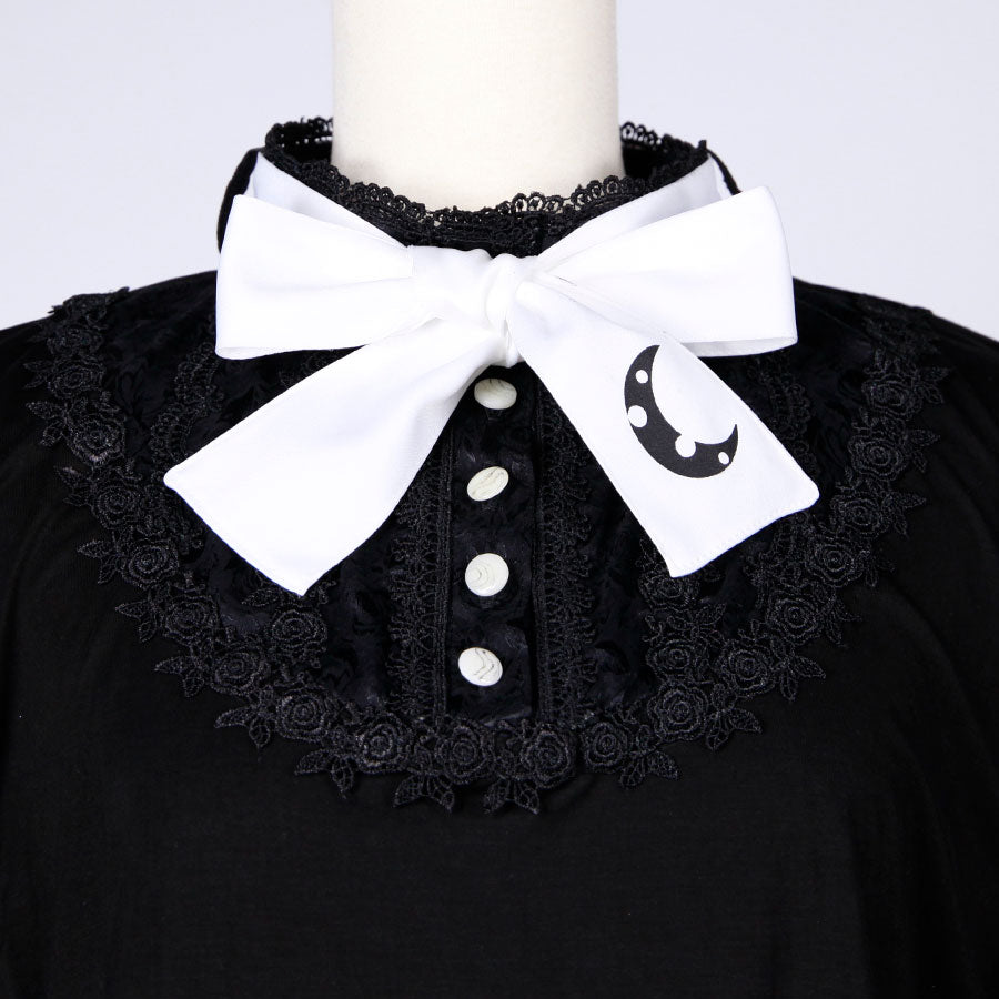 Princess Sleeve Ribbon Tie Top