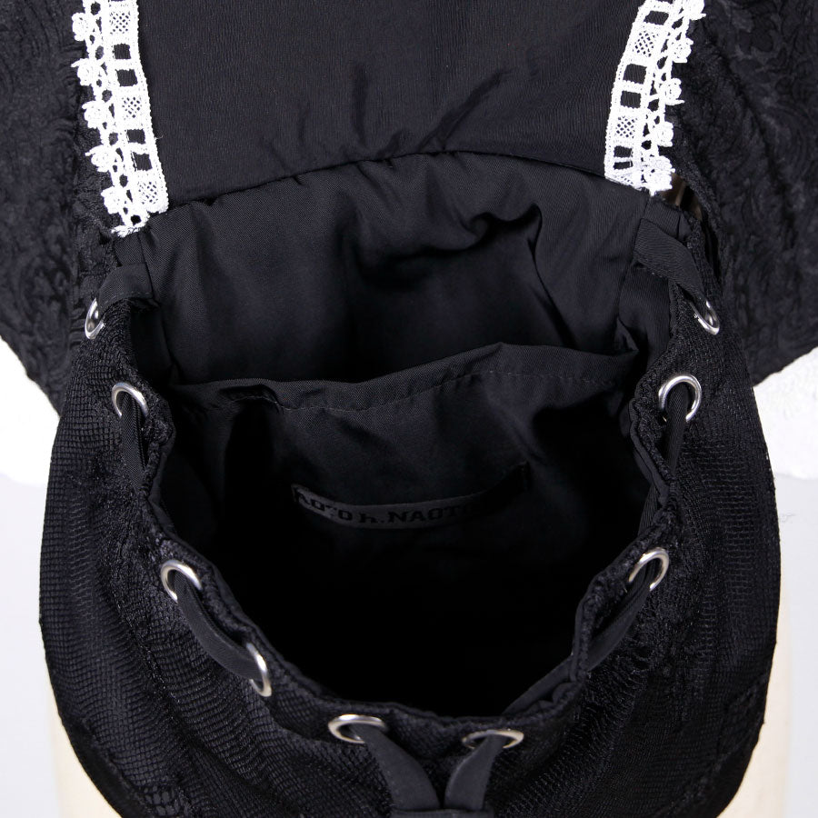 Angel Wings Black White Backpack