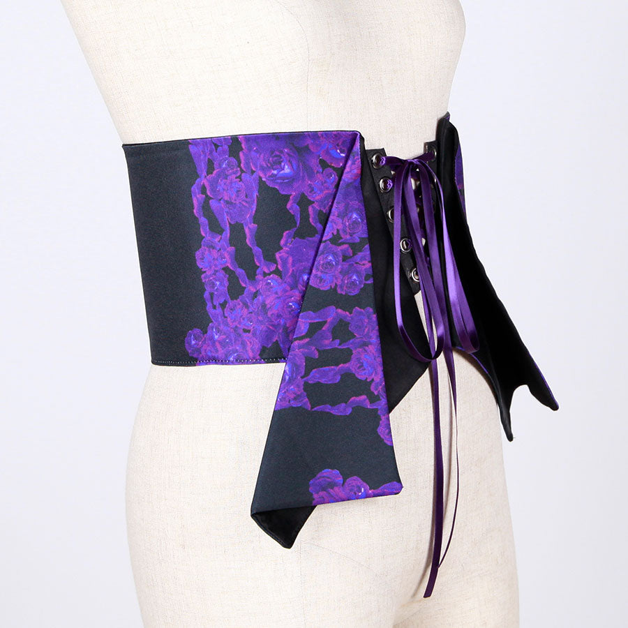 Bloody Rose Kimono Obi Corset / BK-PUR