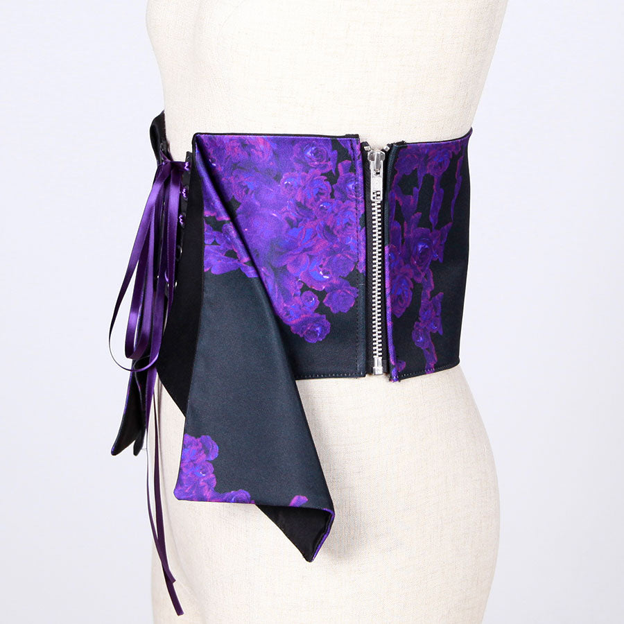 Bloody Rose Kimono Obi Corset / BK-PUR