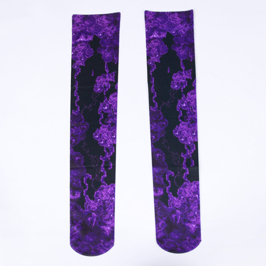 Violet Bloody Rose Overknees