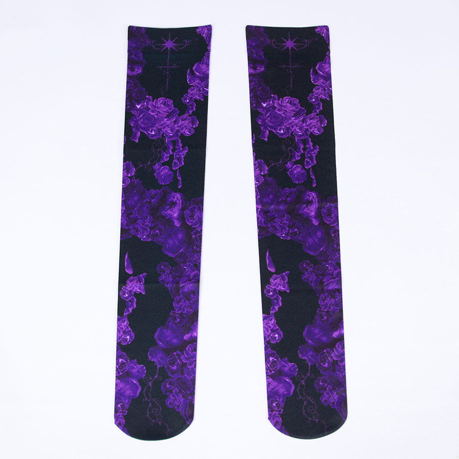 Violet Bloody Rose Overknees