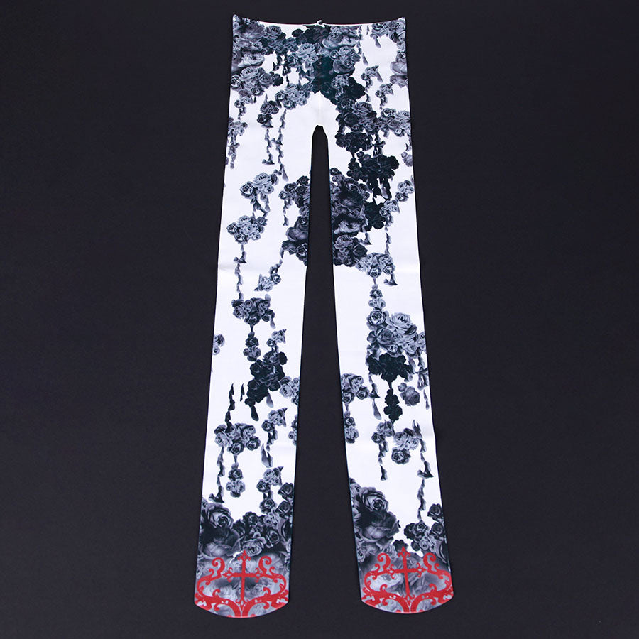Black Bloody Rose Tights