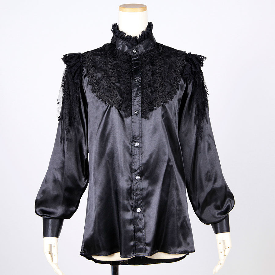 Sigma/ Victorian Frill Stand Collar Blouse (2 sizes)