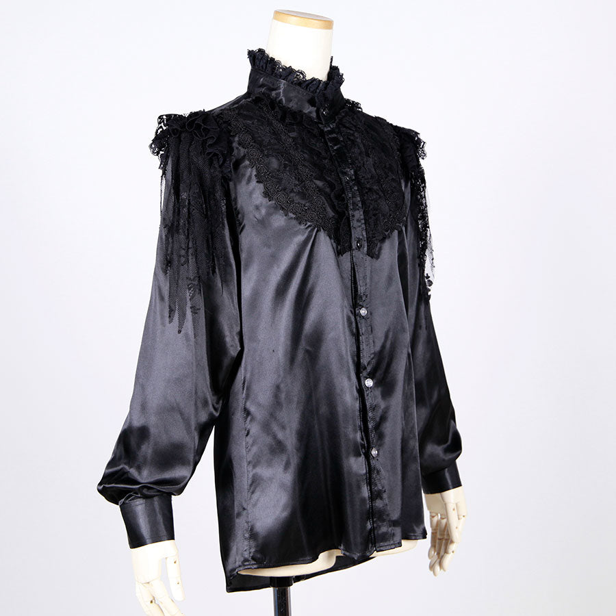 Sigma/ Victorian Frill Stand Collar Blouse (2 sizes)