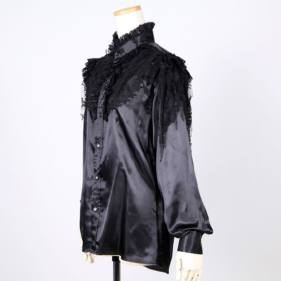 Sigma/ Victorian Frill Stand Collar Blouse (2 sizes)