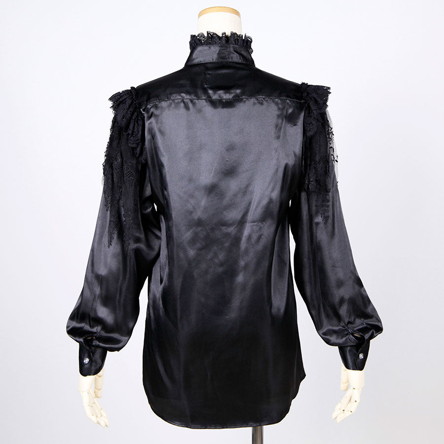 Sigma/ Victorian Frill Stand Collar Blouse (2 sizes)