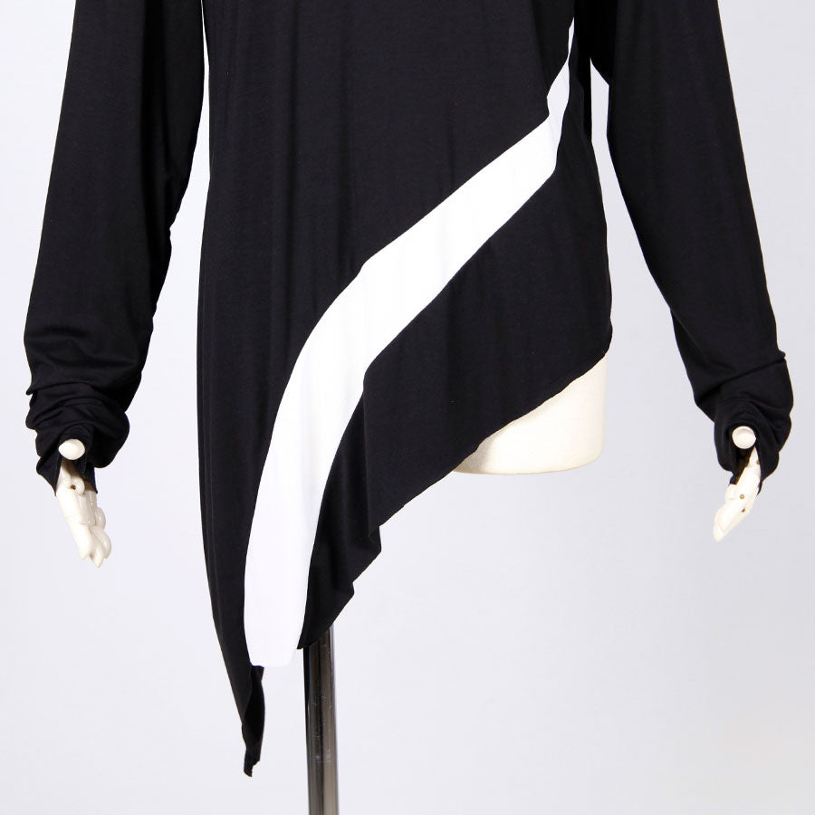 Chuuya Nakahara/High Neck Switching Top (2 sizes)