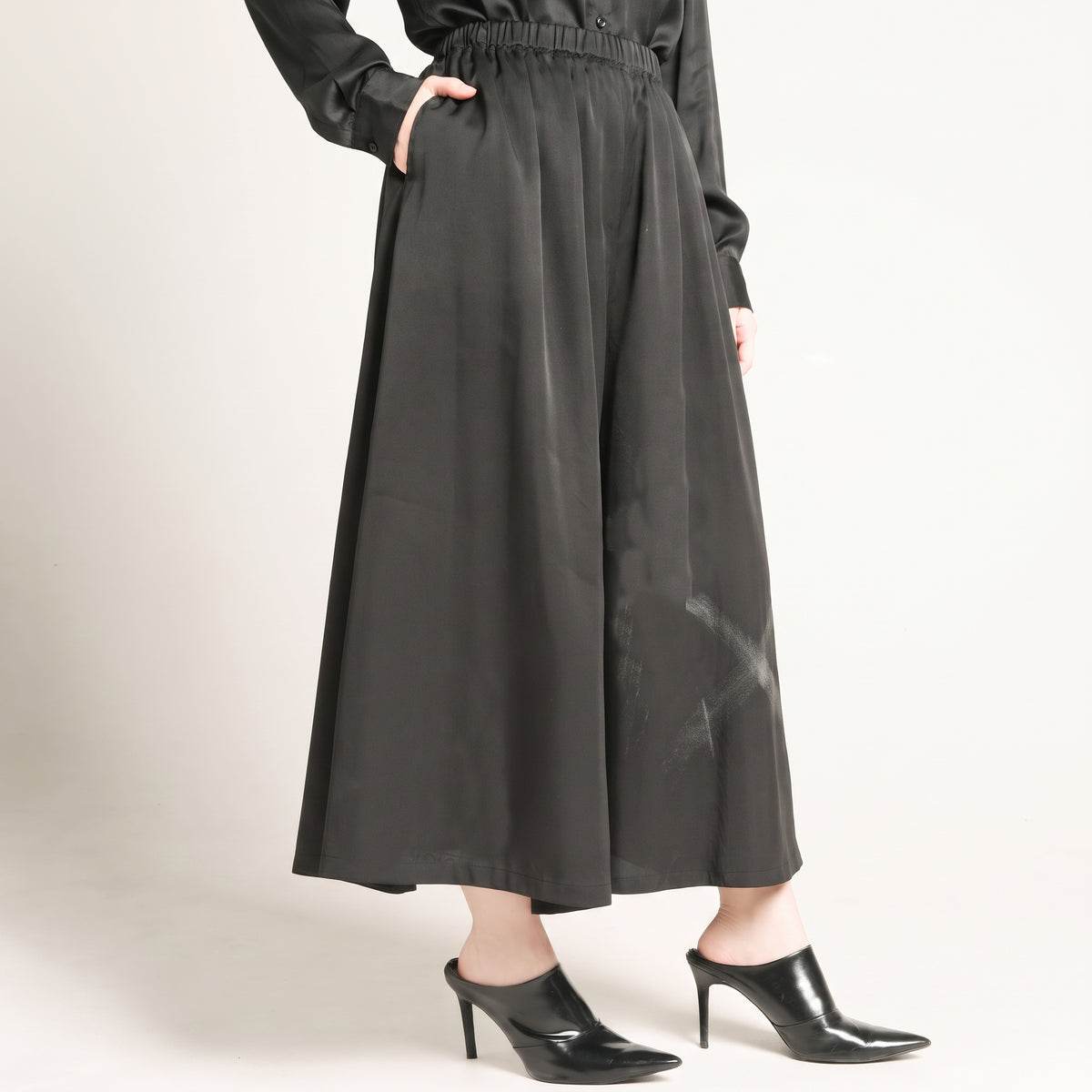 Osamu Dazai／ Victorian Flare Lace Wide Pants