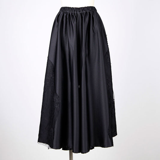 太宰治／ Victorian Flare Lace Wide Pants