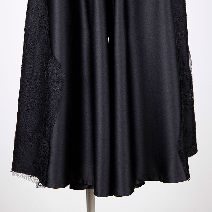 太宰治／ Victorian Flare Lace Wide Pants