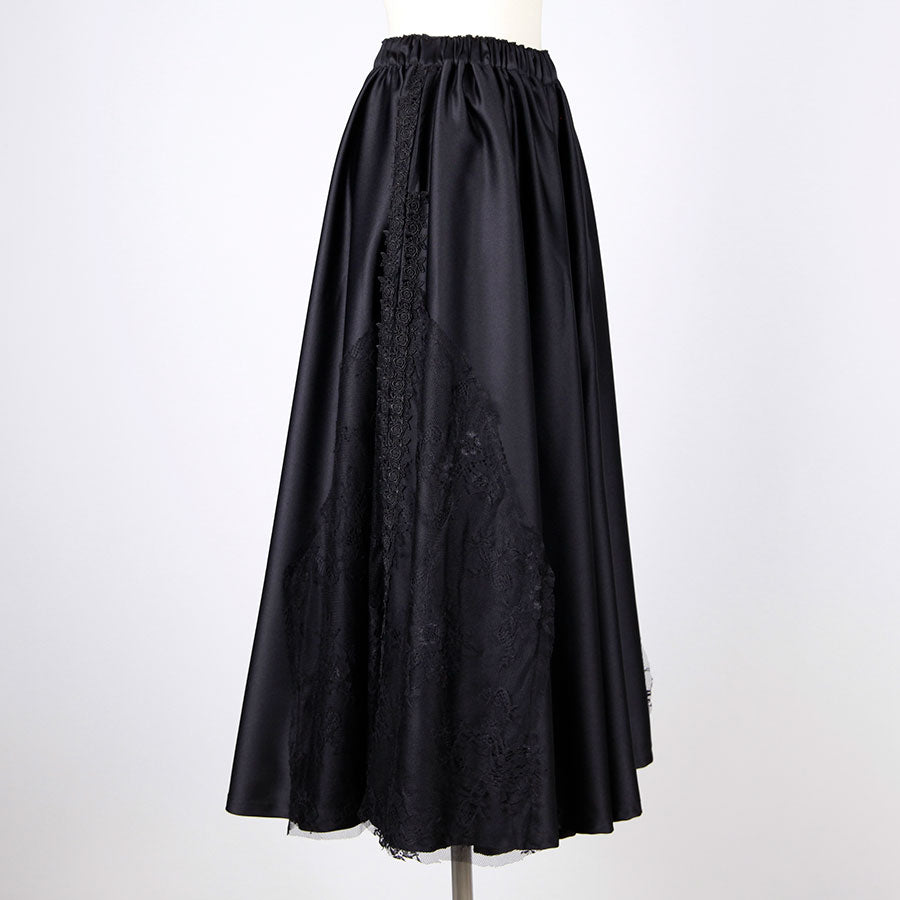 太宰治／ Victorian Flare Lace Wide Pants