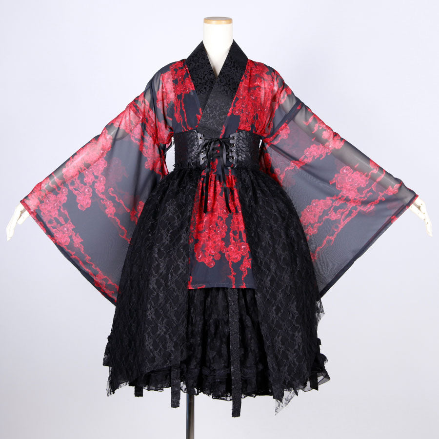 Red Bloody Rose KIMONO