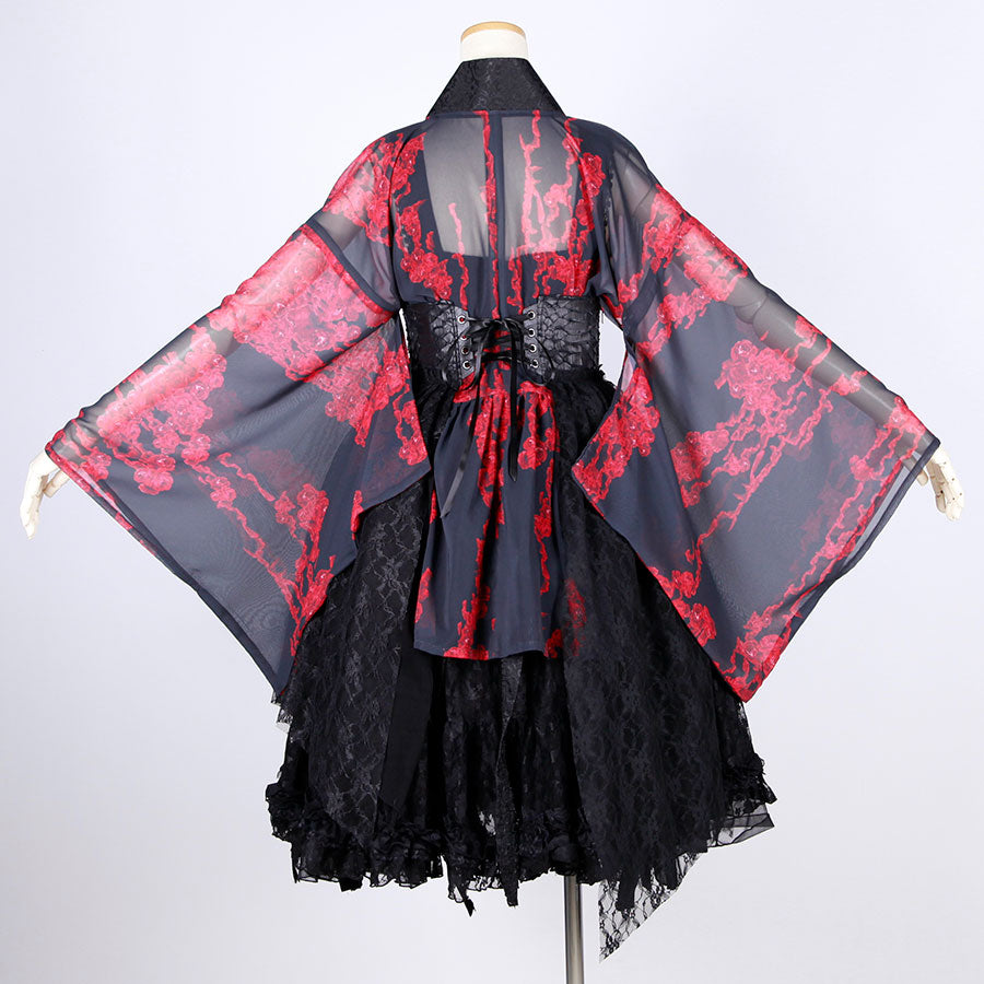 Red Bloody Rose KIMONO