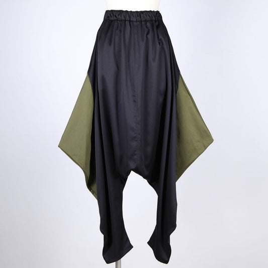 立原道造／Obsidian Flare Sarouel Pants