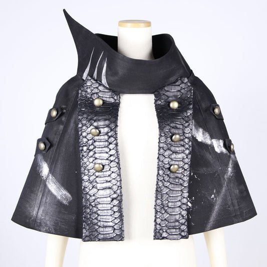 福地桜痴／SilverDragon Leather Cape