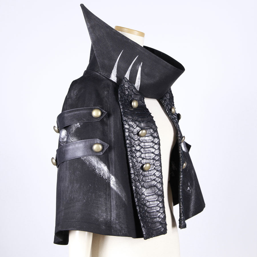 福地桜痴／SilverDragon Leather Cape