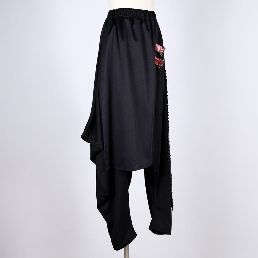 末広鉄腸／Dragon Leather Drape Sarouel Pants – h.NAOTO WEBSHOP