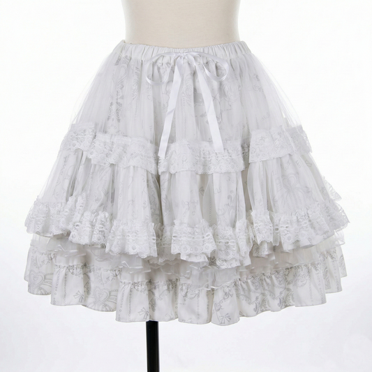 Fluffy Bunny Volume Pannier / WH