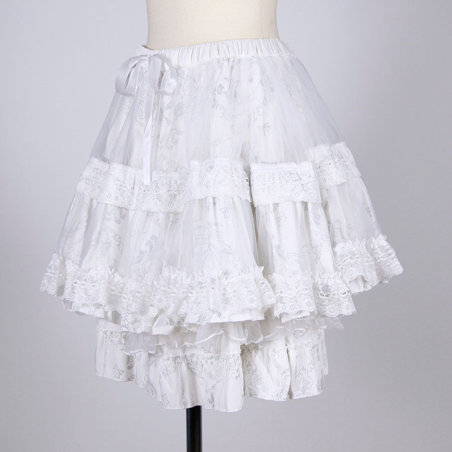 Fluffy Bunny Volume Pannier / WH
