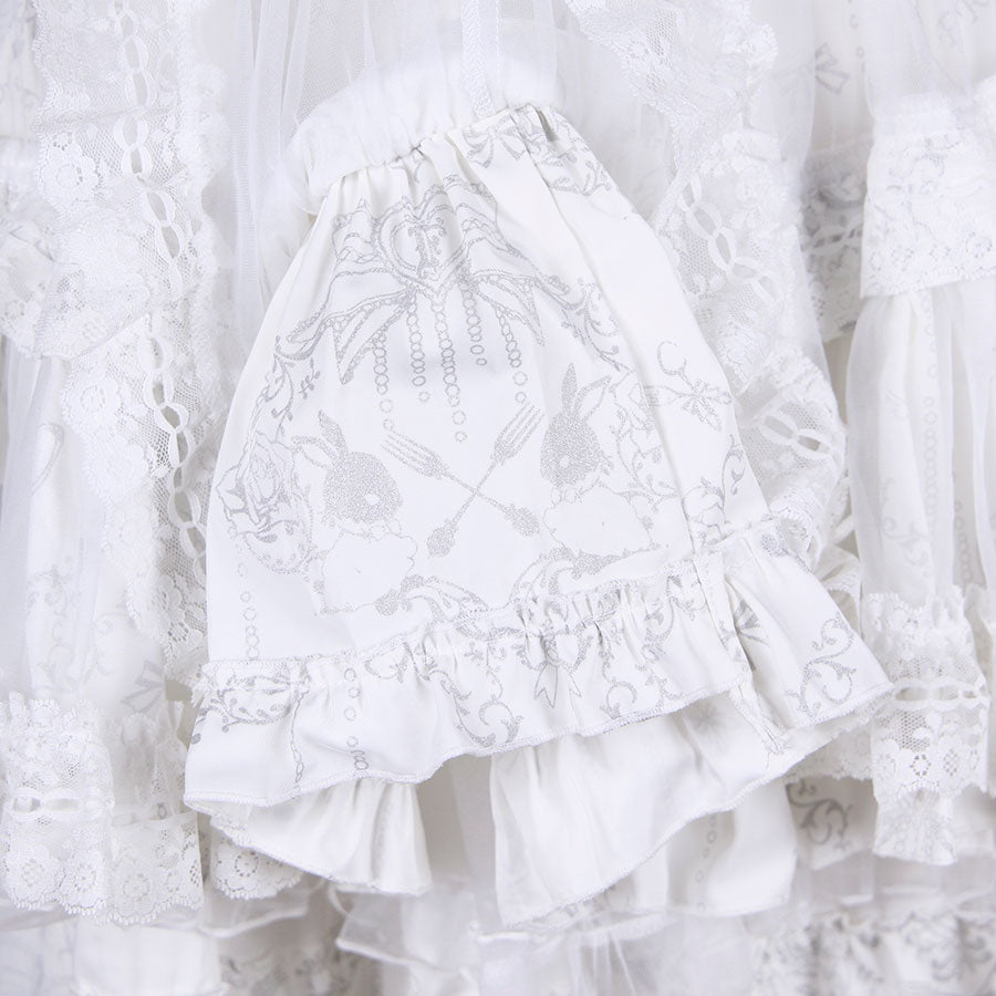 Fluffy Bunny Volume Pannier / WH