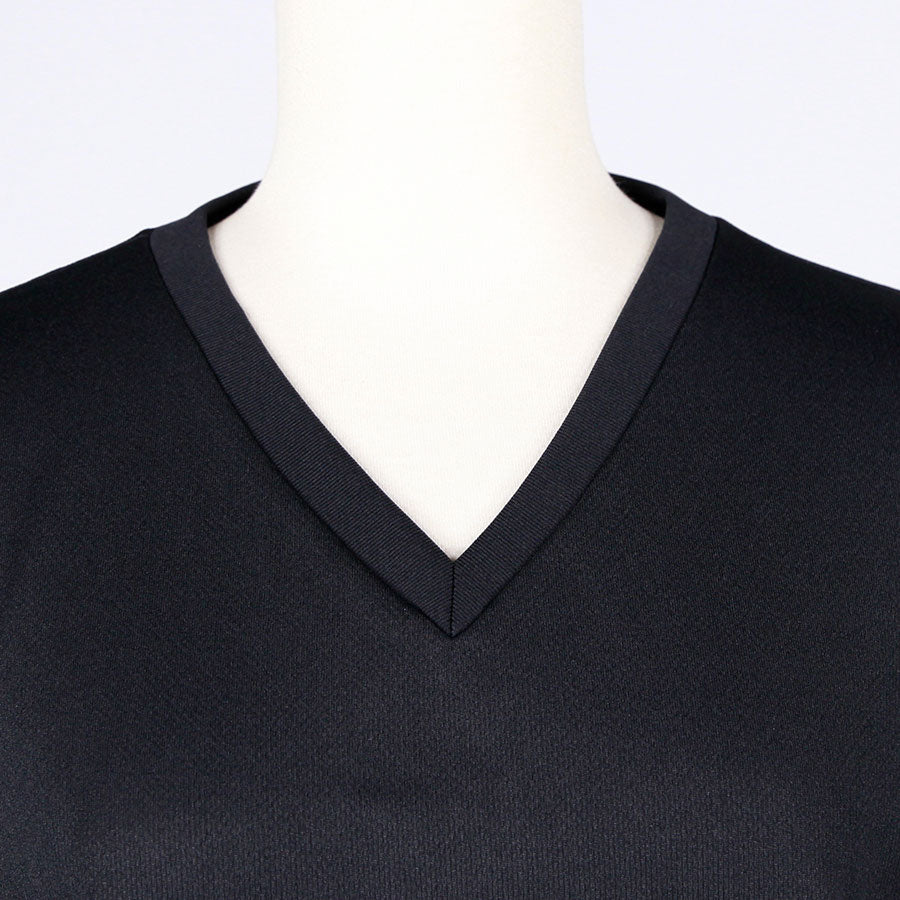 渐变深红色V领T恤（4个尺寸）