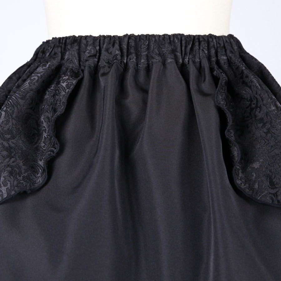 Gothic Swallowtail Jacquard Mini Skirt