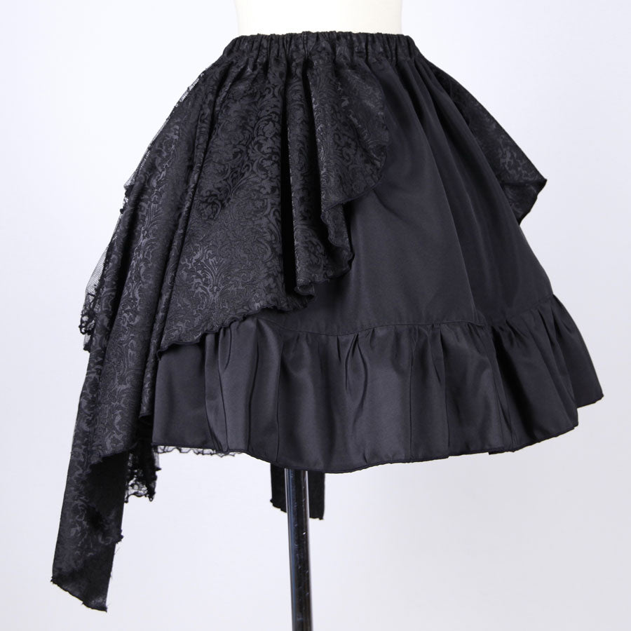 Gothic Swallowtail Jacquard Mini Skirt
