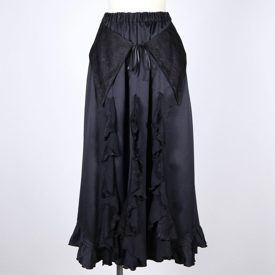 h.NAOTOロングスカート Lace & Gauze Layered Long Skirt – h.NAOTO WEBSHOP