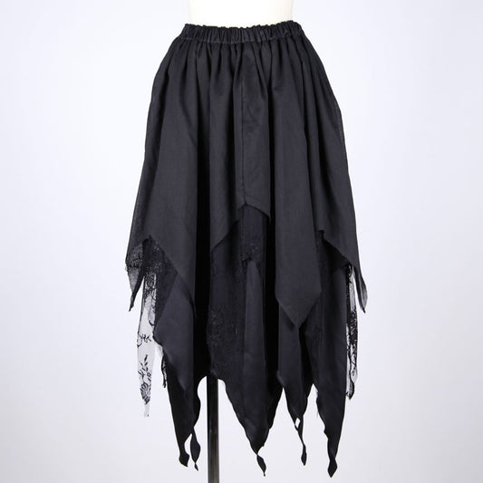 ampire Triple-Layered Damage Lace Skirt
