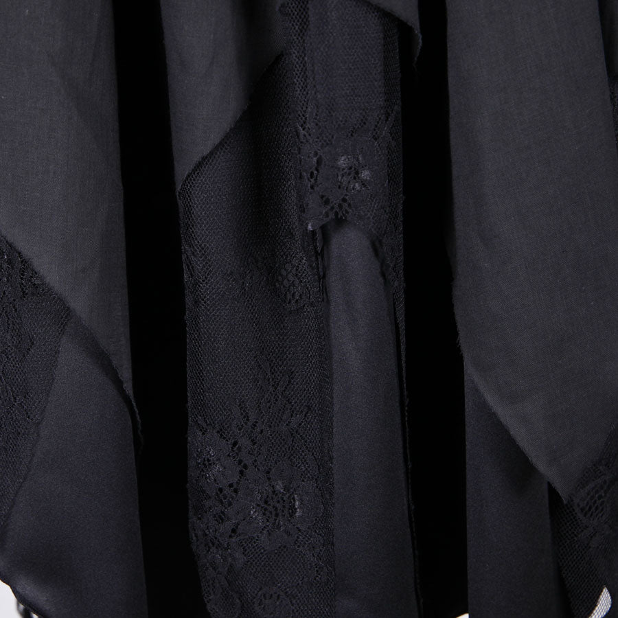 ampire Triple-Layered Damage Lace Skirt