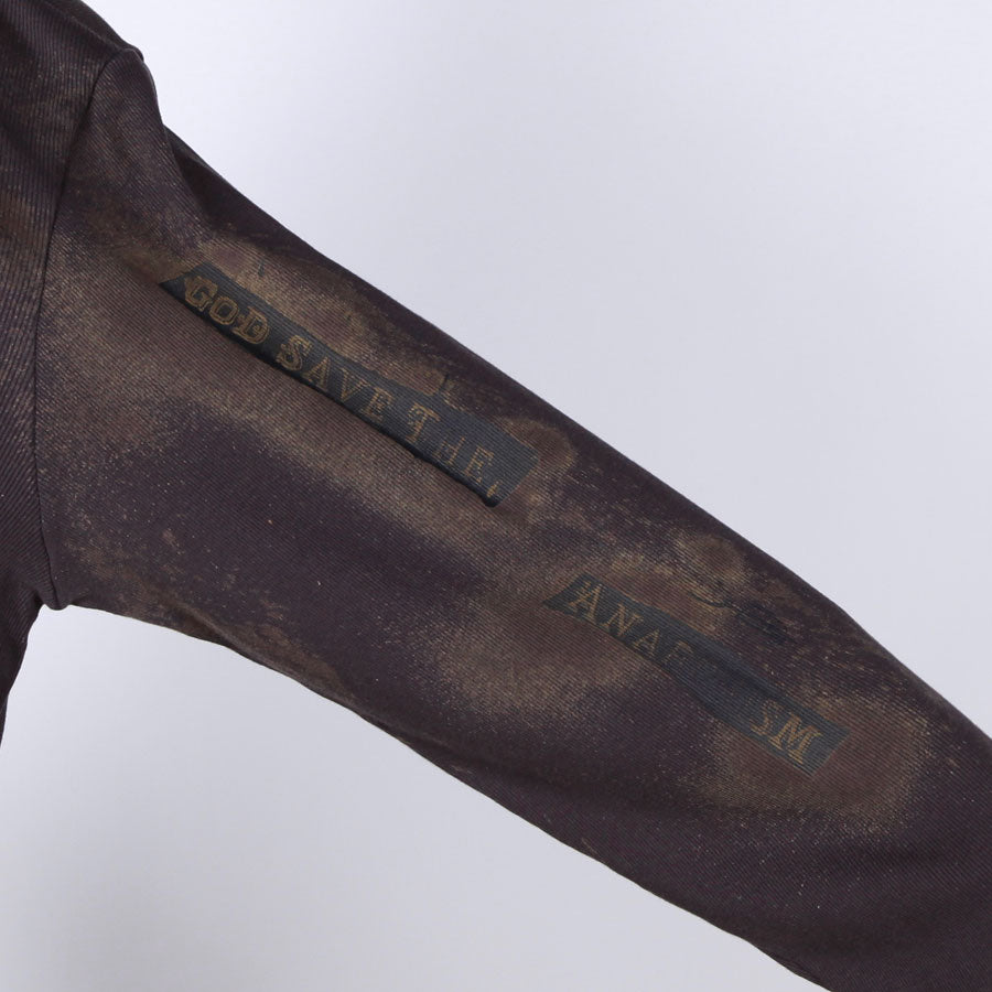 Anarchy Bleached Rib Long Sleeve Tee