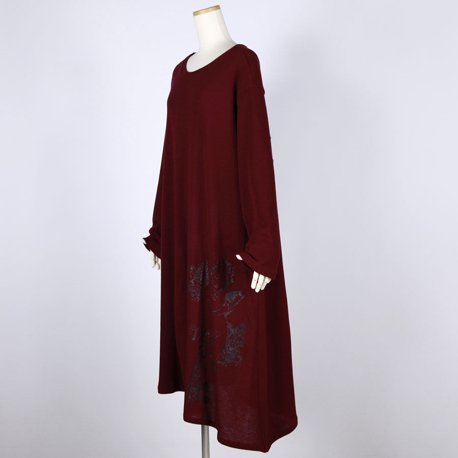 Cross Back Ultra Oversized Knit Dress