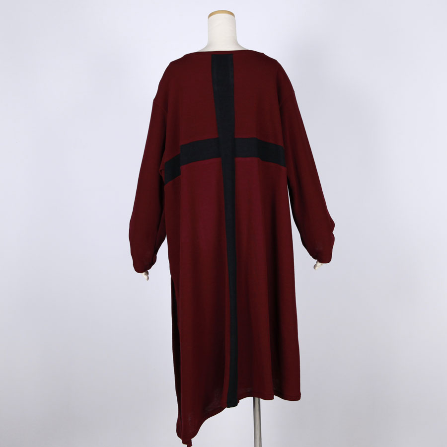 Cross Back Ultra Oversized Knit Dress